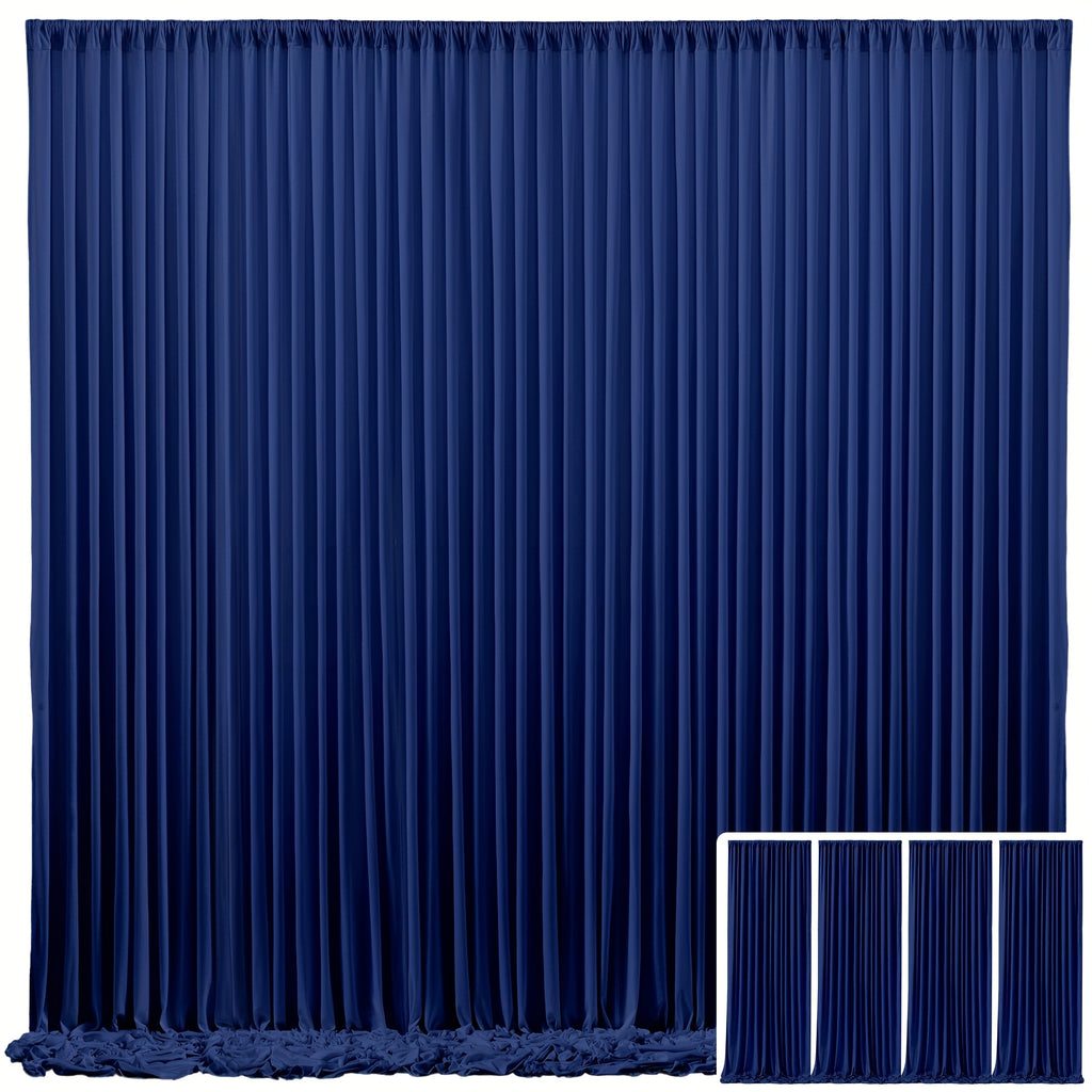 4pcs Of High-end And Elegant Party Decoration Backdrop Cloth, Wear-resistant, Wrinkle-resistant, Soft And Smooth, Non-transparent Party Decoration Backdrop Curtains, Suitable for Wedding, Birthday, Christening And Other Party Activities.