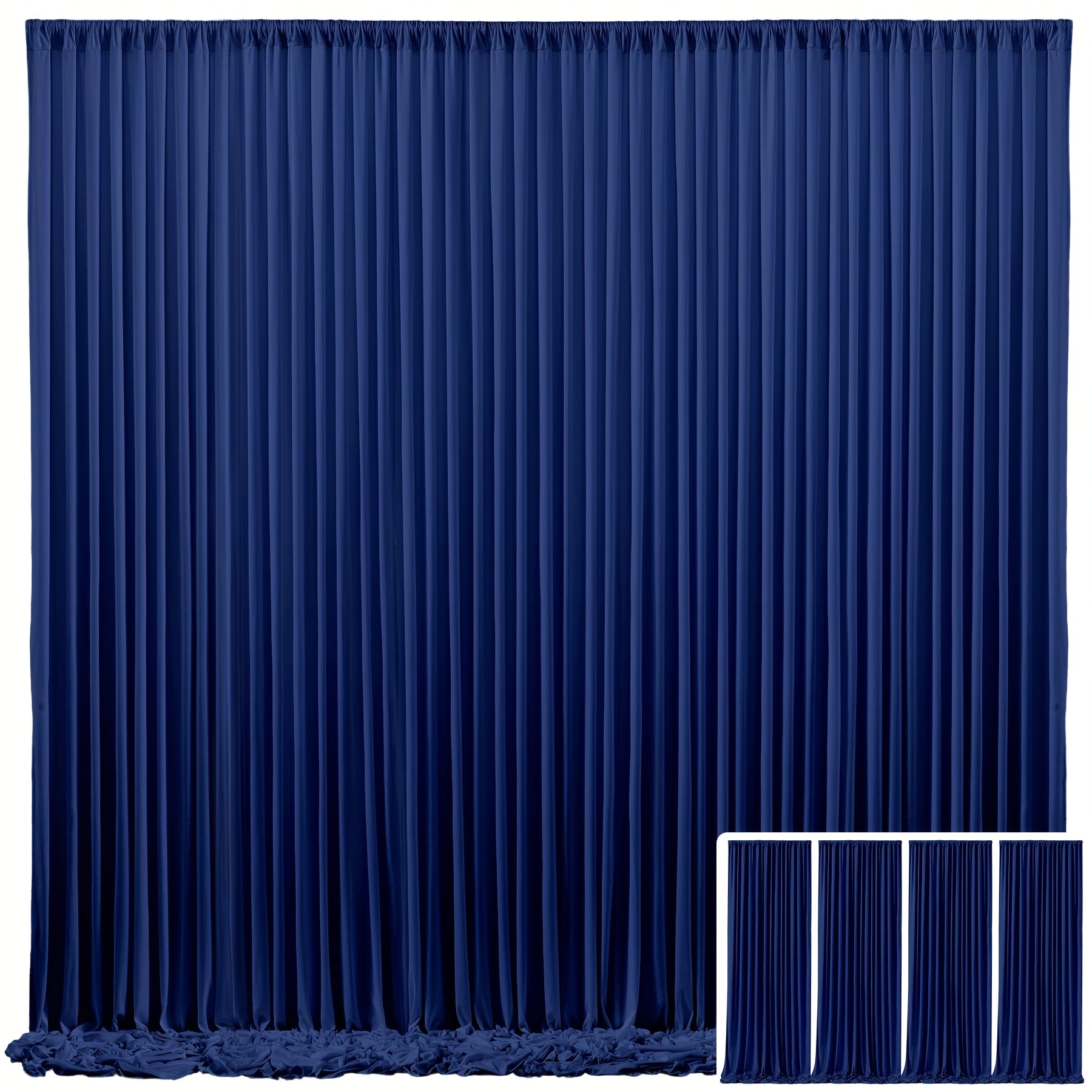 4pcs Of High-end And Elegant Party Decoration Backdrop Cloth, Wear-resistant, Wrinkle-resistant, Soft And Smooth, Non-transparent Party Decoration Backdrop Curtains, Suitable for Wedding, Birthday, Christening And Other Party Activities.
