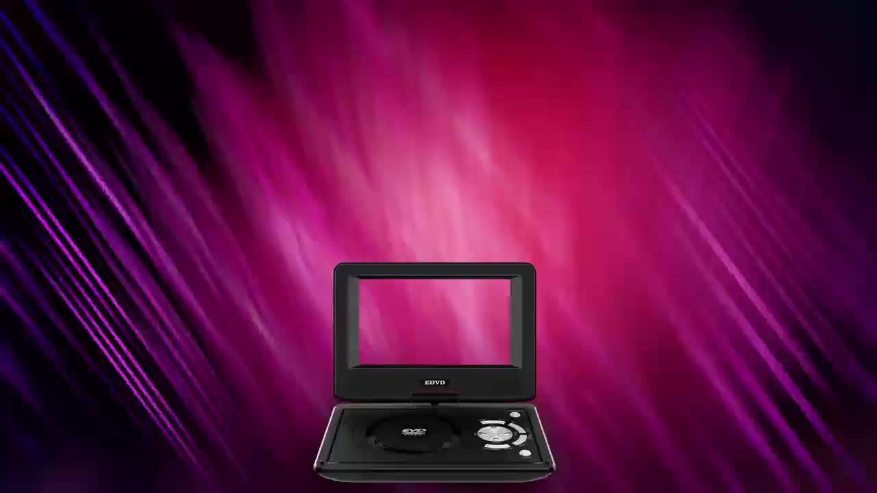 [Portable DVD Player] A Portable DVD Player with a 9-Inch Screen, Screen Resolution of 720 X 560, Rechargeable Playback, Suitable for The Elderly, Children, Traveling, Multiple Formats, No Regional Restrictions