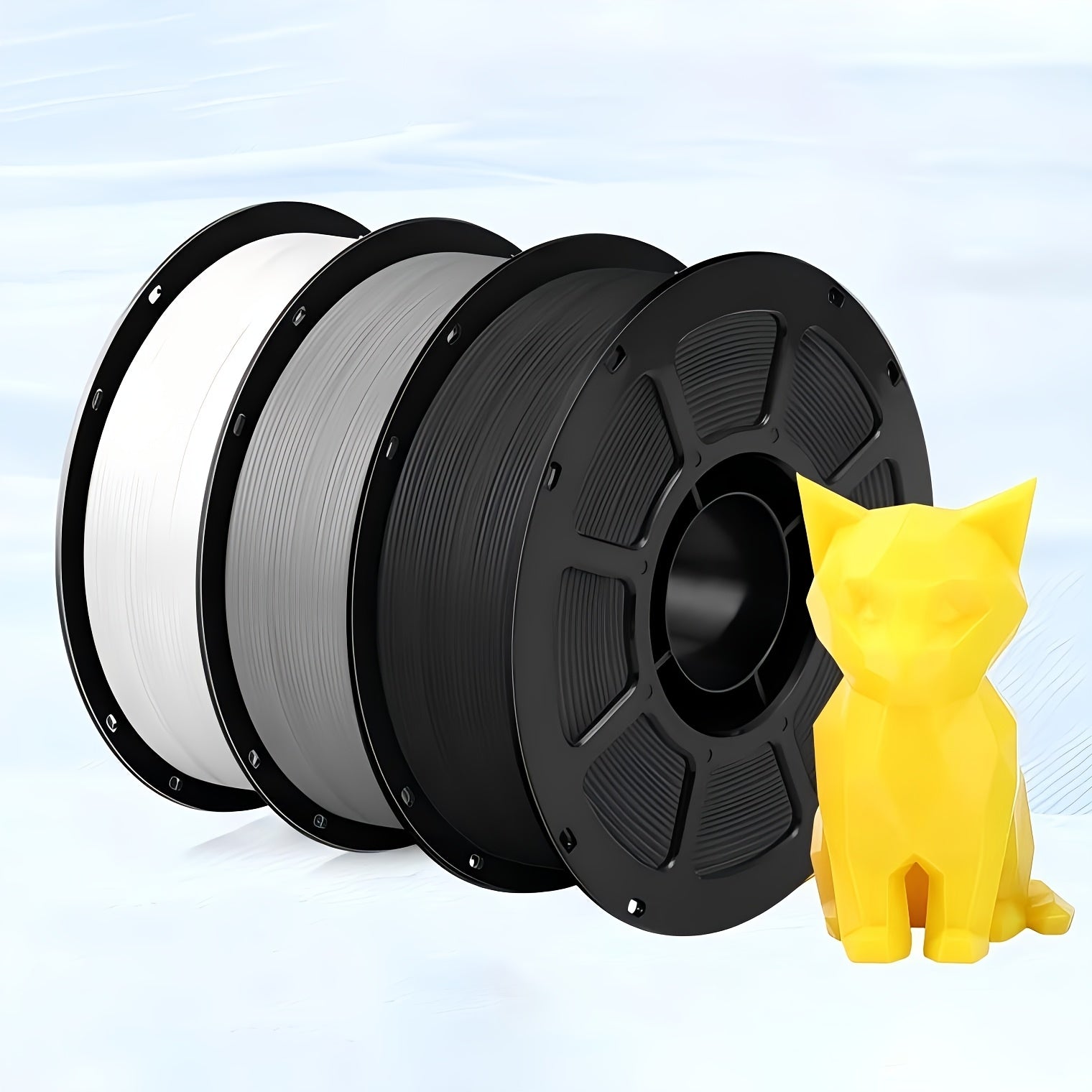 [PETG Filament 1.75Mm] KELEIDI 3D Printing Consumables PETG Filament Consumables, 1.75Mm, High-Speed Printing, High Precision, Strong Toughness, Neat Wiring, 1000 Grams (2.2 Pounds), Suitable for Most FDM Printers