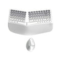 The New Keyboard And Mouse Set from KLZO Boasts an Ergonomic Design, Offers Support for The Wrists, Promotes Hand Health, Helps Prevent Tenosynovitis, Features Wireless Wireless Connectivity