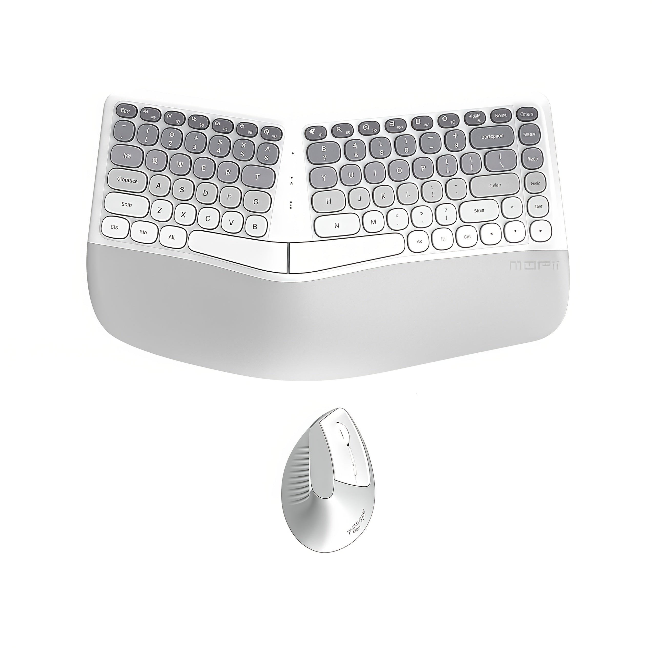 The New Keyboard And Mouse Set from KLZO Boasts an Ergonomic Design, Offers Support for The Wrists, Promotes Hand Health, Helps Prevent Tenosynovitis, Features Wireless Wireless Connectivity