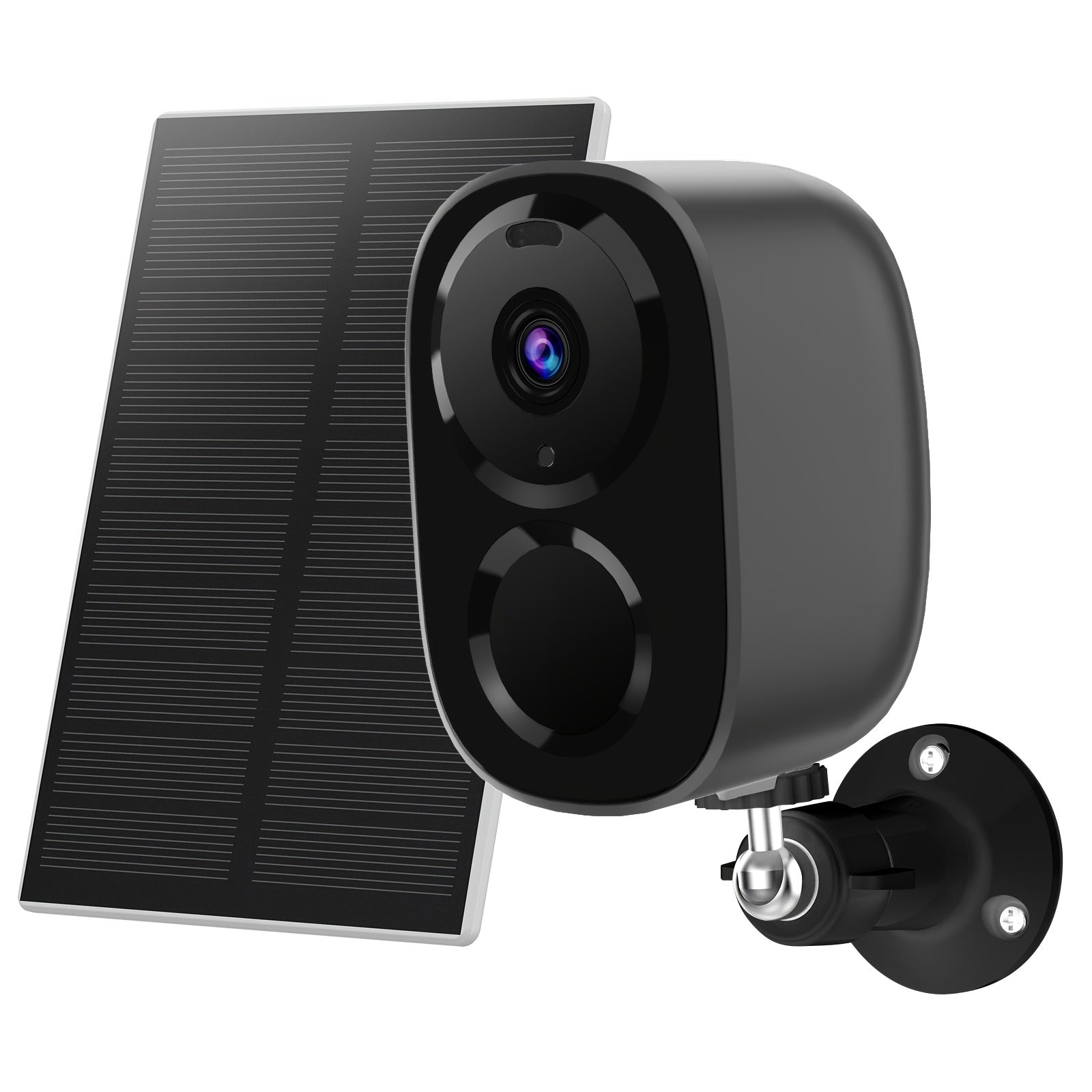 Solar Powered Outdoor Wireless Security Camera, 2K 3MP HD Video Resolution, Battery Powered CCTV Camera for Home Security,2.4GHz/5GHz Cloud/SD, No Monthly Fee, AI Motion Detection, Spotlight, Color Night Vision, 2-Way Audio