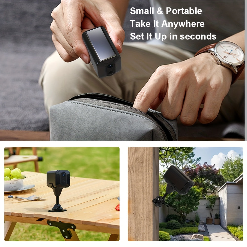 4K, Security Camera, 4G LTE Camera, Wireless Camera With Infrared Night Vision, Rechargeable Battery, Intelligent PIR Human Detection, Two-way Voice Communication, No Need For Wi-Fi, No Need For Power Plug