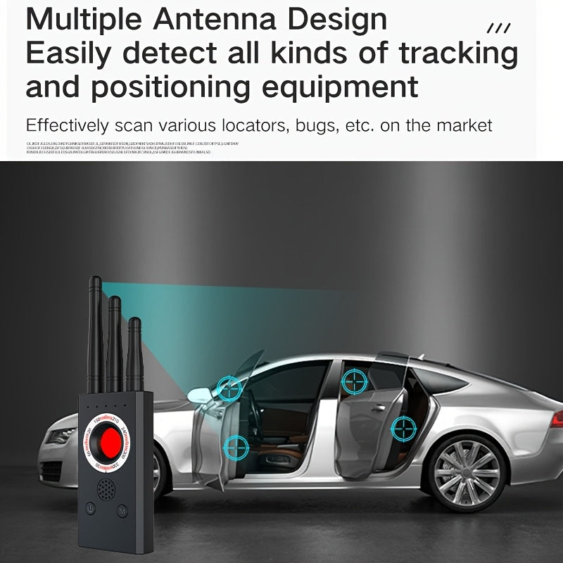 Rechargeable Portable Privacy Scanner - Accurately Detects Hidden Cameras, Wireless Infrared Cameras And USB Charging Bugs for Advanced Security And Privacy - No Wireless Signal Transmission for Extra Peace Of Mind