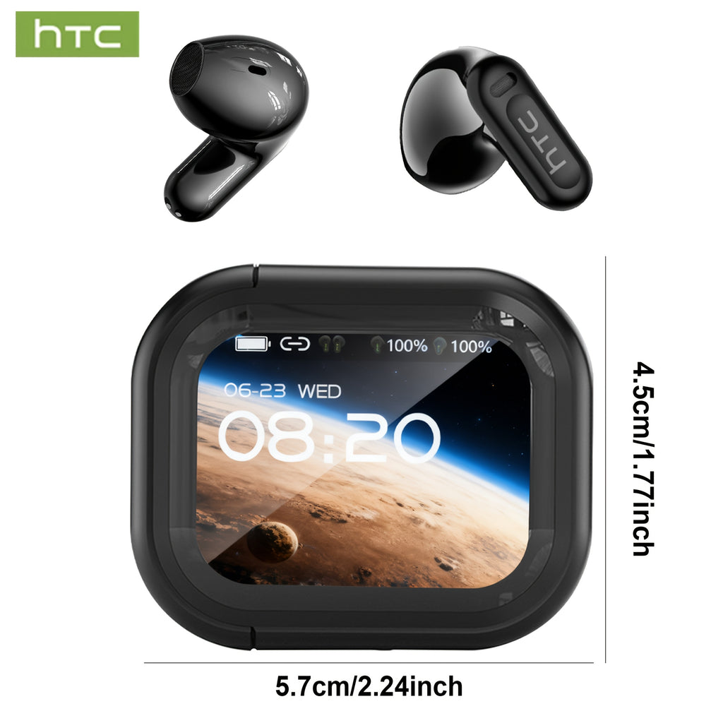 HTC NE20 AI Translation Earbuds, 136 Languages Bidirectional Real-Time Translation, True Wireless Bluetooth Earbuds, 2026 New Model, Essential for Business and Travel, Supports LDAC High-Definition Sound Quality, 30mAh Battery Capacity, 4-Hour Talk