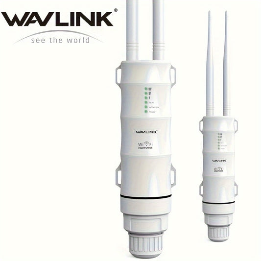 WAVLINK N300 Wireless Access Point With PoE Powered, WAN/LAN Port, Wi - Fi Extender Long Range With AP/Router/Repeater Modes, 2x7 DBi Directional Antennas