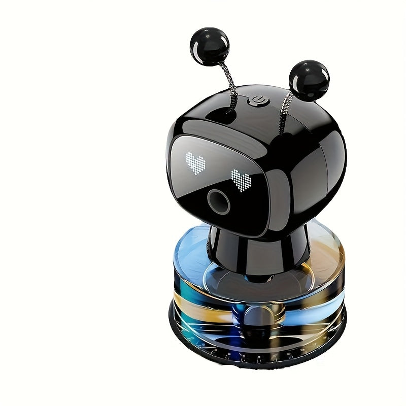 Smart Robot Car Air Freshener, AI Dynamic Expression, Automatic Spray with Car Start And Stop, 4 Adjustable Fragrance Gears, Cool Car Decoration, Essential Car Accessory, Perfect Gift for Festivals