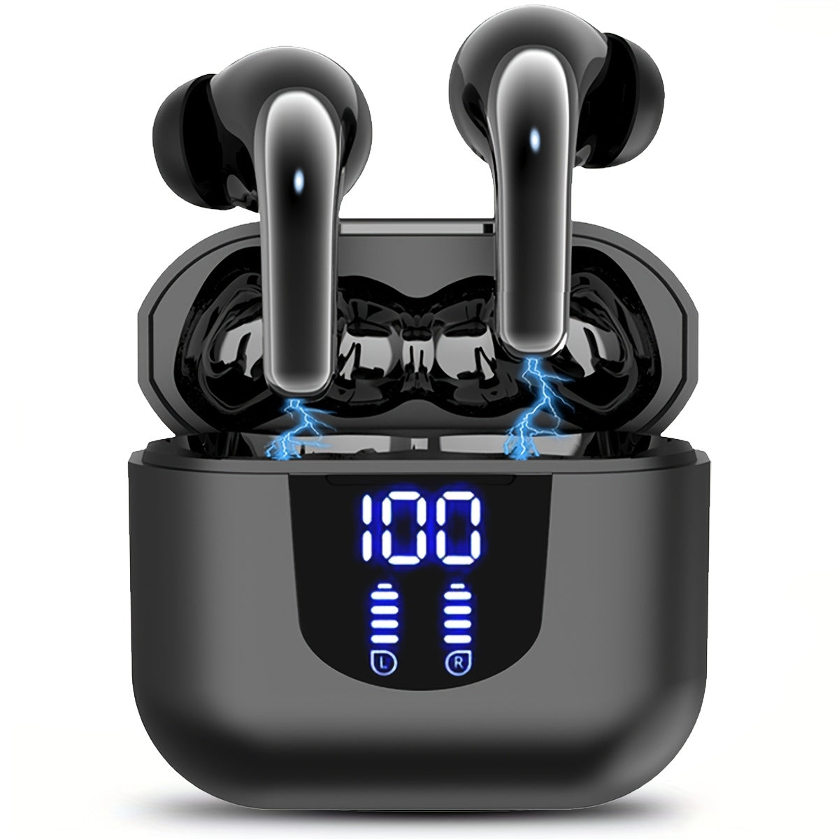 ANKRIYUL TWS Wireless Stereo Earbuds Earphones, Sport Headset, Stereo In Ear Headphones, Touch Control Ear Buds with Charging Case