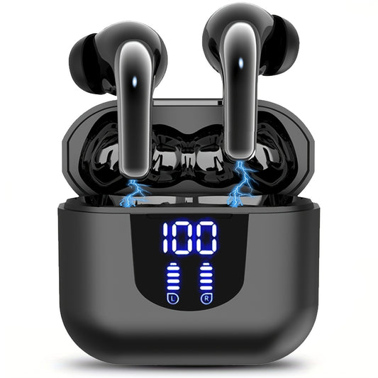 ANKRIYUL TWS Wireless Stereo Earbuds Earphones, Sport Headset, Stereo In Ear Headphones, Touch Control Ear Buds with Charging Case