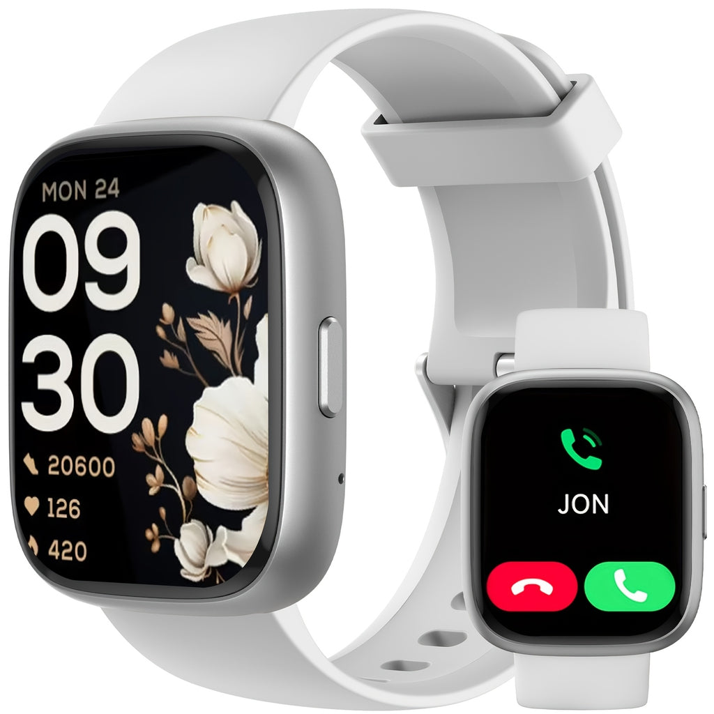 FAWEIO Smart Watch For Men Women Wireless Calling, 1.83" HD Touch Screen Fitness Tracker, 100+ Sports Modes, Built-in Alexa, Dial, Waterproof, For IPhone & Android, Birthday Gifts, Mother'S Day Gift