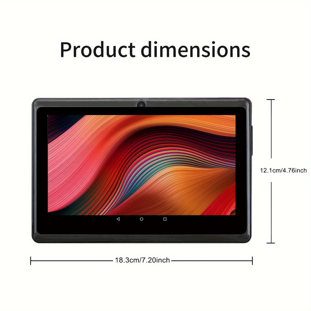 [Android 13 Tablet] PRITOM 7-Inch Android 13 Tablet, 4GB RAM (2GB + 2GB Expandable), 32GB ROM, With Detachable Protective Case, Featuring A Quad-Core Processor, HD IPS Display, Dual Cameras, And Wi-Fi; Includes Protective Case; 2026 New Model