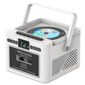 [Rechargeable CD Player] Boombox Cassette CD Player With 5000mAh Battery,5W Dual Stereo Speakers,Rechargeable CD Player With FM Radio,Tape Recording,3.5mm Earphone Jack,AUX/SD Card/USB For Home