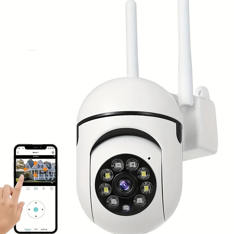 4PCS 1080P/5G WiFi Camera/color Night Vision/two-way Audio/360-degree Pan/tilt/zoom, IP54 Protection Rating/AI Motion Tracking And Detection/home Security Monitoring/spotlight, And Alarm/cloud Storage And SD Card Storage.