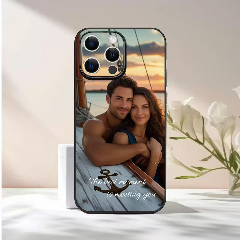 Phone Case: Custom Phone Case - Personalized Case for iPhone 17/ 16/ 15/ 14/ 13/ 12/11 Pro Max/ Pro/ Plus, Minimalist & Stylish, Durable, Perfect Creative Gift for Birthdays, Anniversaries, Valentine's Day, Weddings, Halloween, Christmas.
