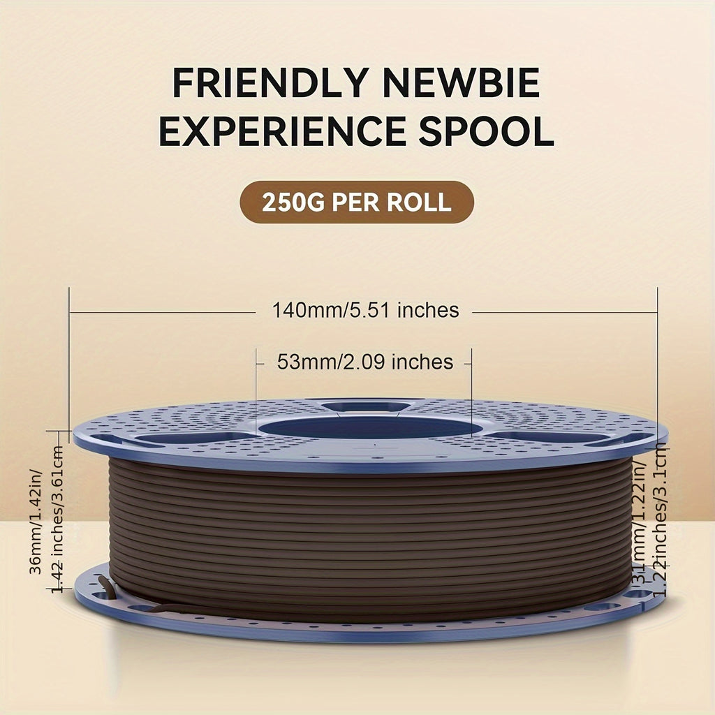 [Wood PLA Filament Bundle] 250G*4 Sunlu Wood PLA Filament Beginner Bundle, SUNLU 3D Printer PLA Wood Filament Neatly Wound, Individually Vacuum Packed, 1.75Mm 250G Spool, 4 Rolls, Walnut+Logs+Cherry+Maple