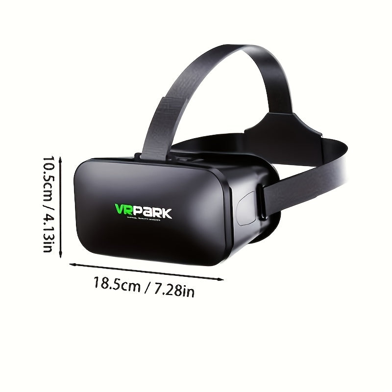 1pc VR Park All-in-One 3D VR Headset with Motion Tracking - Lightweight ABS Material, Adjustable Headband and Nose Pad - Standalone VR System for Games, Movies, Home Theater and Recording - Compatible with PC/ Console/ Smartphone Content, 2025 Design