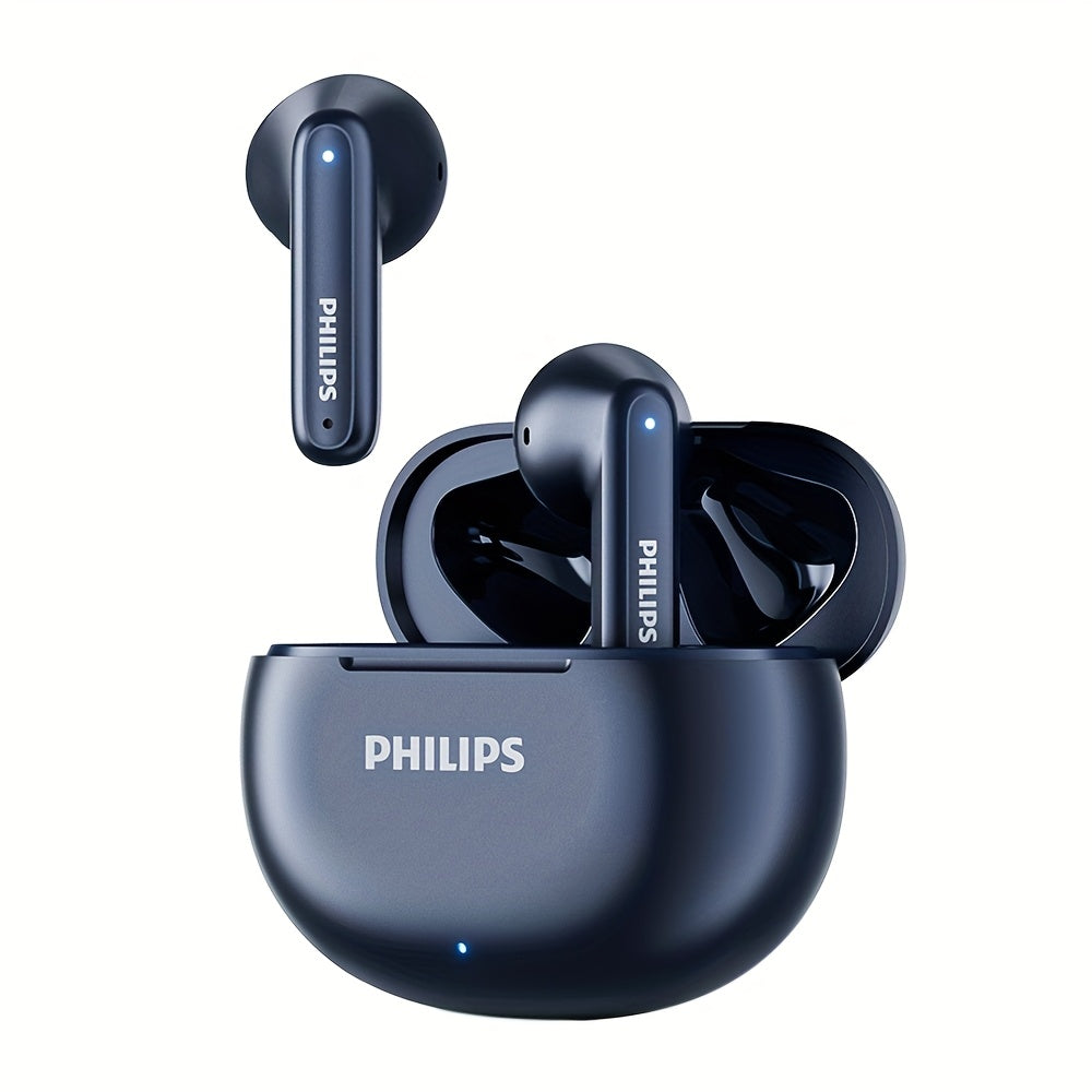 Philips SportPro True Wireless Earbuds with Charging Case - 20H Playtime, Wireless 5.4, Noise Cancelling Mic, Semi-Open Design, Type-C Charging, Ideal for Travel, Home, Office & Active Lifestyles