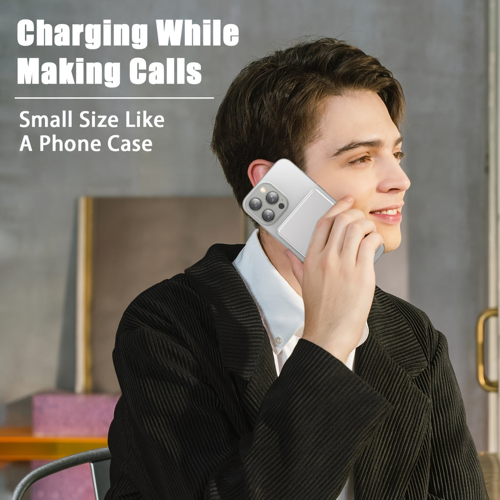 19.25W Charge, Magnetic Wireless Charge Mobile Power Supply, 5000mAh Mah Charging Bank