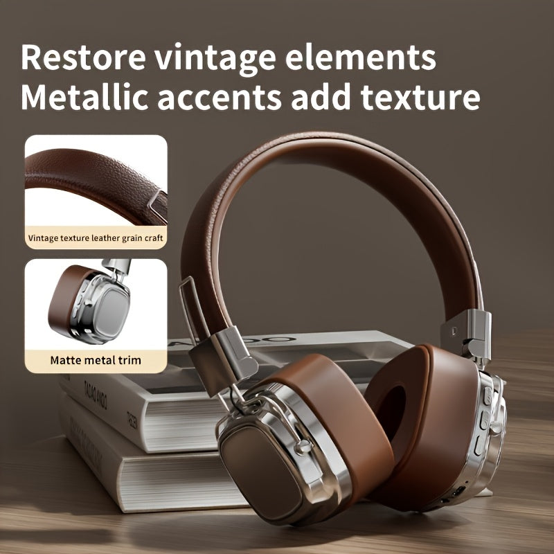 Wireless Over-Ear Headphones with a Battery Life of Up to 12 Hours, Featuring a Microphone, Suitable for Gym Use, And Compatible with Ios And Android Devices, As Well As Computers And Laptops