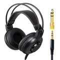Professional Studio And Gaming Headphones With Boom Arm Microphone - Over-ear Wired Headphones, Hi-Res Audio, Noise Cancellation, Compatible With PC, PS4, Xbox One, Skype, Zoom - Durable, Detachable Cable, Compatible With Smartphones/tablets/DJ/offi