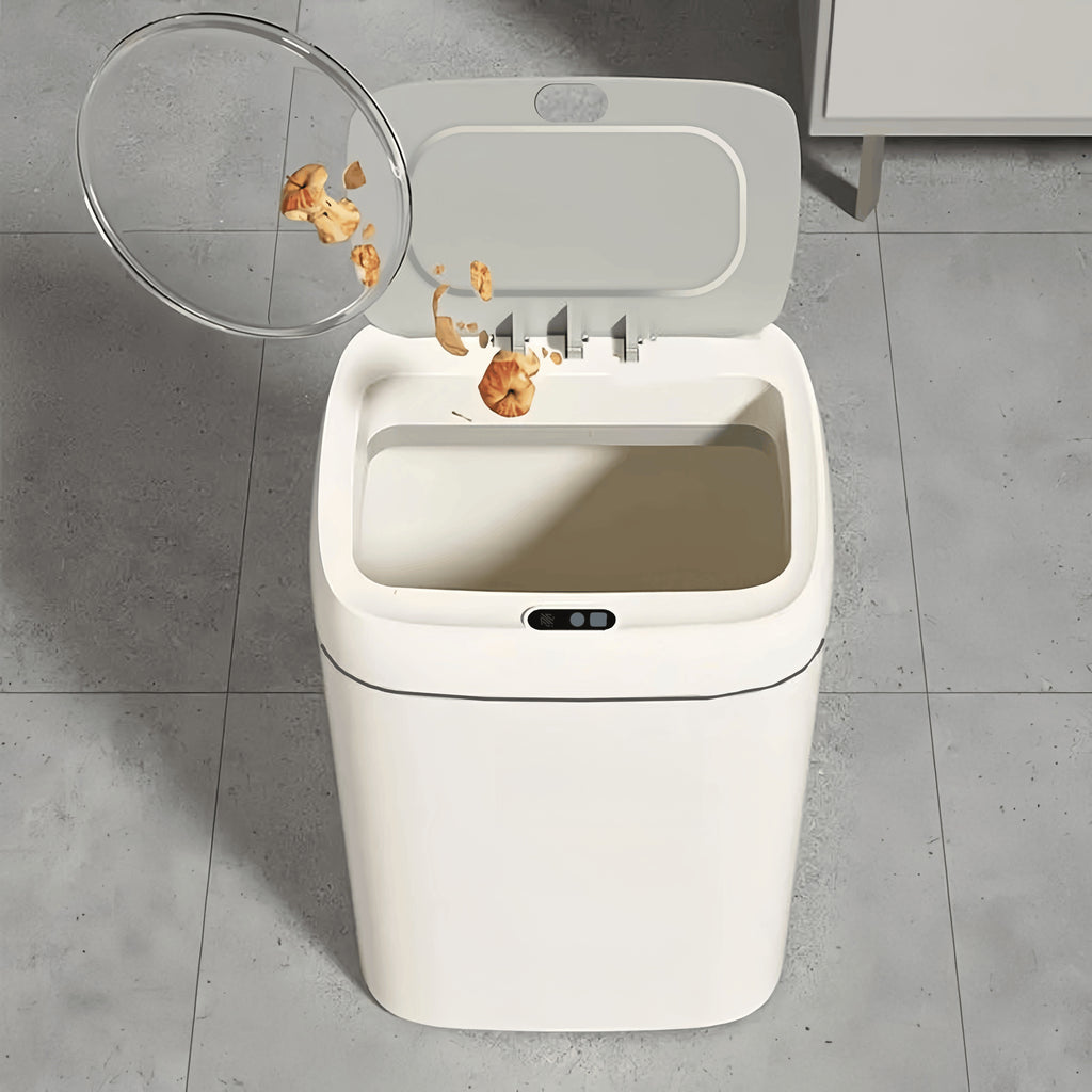 [Smart Sensor Trash Can] 2.91Gal & 4.49Gal Capacity, Smart Sensor Trash Can, Motion-Activated, Silent Close Lid, Battery Operated (AA Batteries Not Included), Perfect for Home, Office, Kitchen, RV, and Holiday Decorations