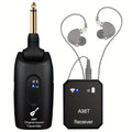 Wireless In Ear Monitor System, 2.4GHz Wireless IEM System with 270° Rotatable Transmitter, Receiver Auto-Pairing, In-Ear Monitoring for Studio, Band Rehearsal, Instrument Performance