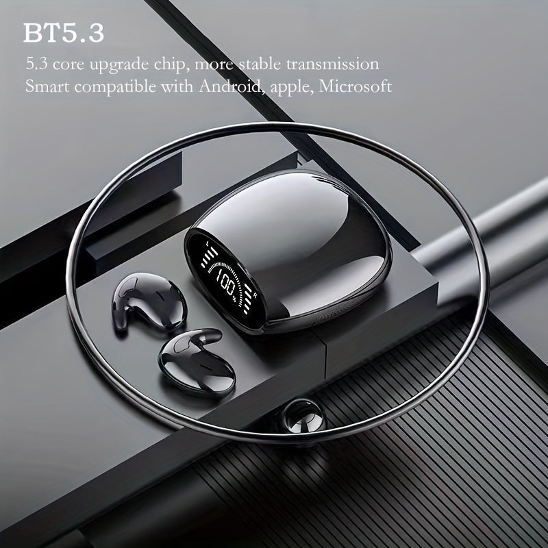Ultra Thin Wireless Sleep Earbuds, Invisible Earphones, BT5.3 Side Sleeping Special Small Ear Canal Sleep Earphones, Invisible In Ear Mini Earphones, Suitable for Samsung/Android