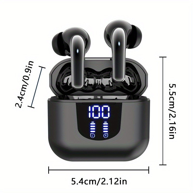 ANKRIYUL TWS Wireless Stereo Earbuds Earphones, Sport Headset, Stereo In Ear Headphones, Touch Control Ear Buds with Charging Case