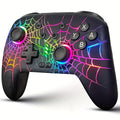 Wireless Controller for Switch/Lite/OLED, Cool RGB Wired PC Game Joysticks, Wireless IOS/Android Remote with LED Light, Programmable Switch Accessories, Christmas Gift