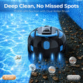 [Smart Pool Cleaning Robot] New Smart Pool Cleaning Robot -Say Goodbye to Manual Cleaning! INSE Cordless Pool Robot Effortlessly Maintains Your Pool with Full Automation, Saving You Time and Effort.Precision Navigation + Powerful Cleaning!Keeps Your Pool