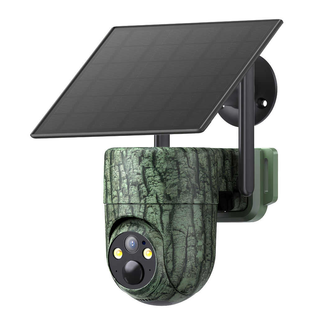SEHMUA 4G LTE Cellular Solar Security Camera Wireless Outdoor, No WiFi Need Solar Powered Camera, Hunting & Farm Trail Camera With 360° Live View, 4K Night Vision, 2-Way Audio, Waterproof For Off-Grid Ranch & Wildlife Monitoring