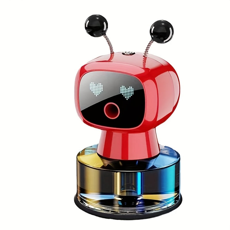 Smart Car Air Freshener, Artificial Intelligence Rechargeable Car Aromatherapy Diffuser, Equipped With Smart Eyes, Smart Car Aromatherapy With Four-level Adjustable Function, Is A Great Gift.