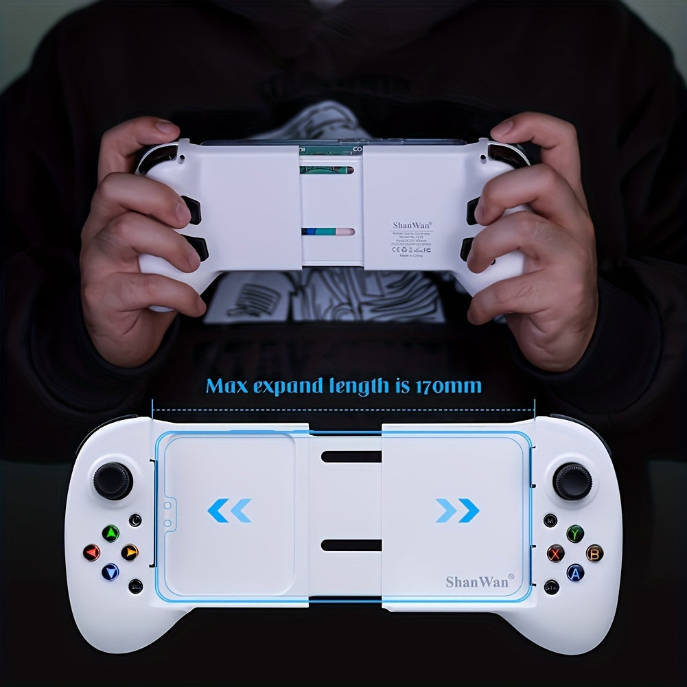 Wireless Gamepad for Iphone/Android/Steam Mobile Phone Controller Wireless Game Controller Joystick Retractable Gamepad for PC