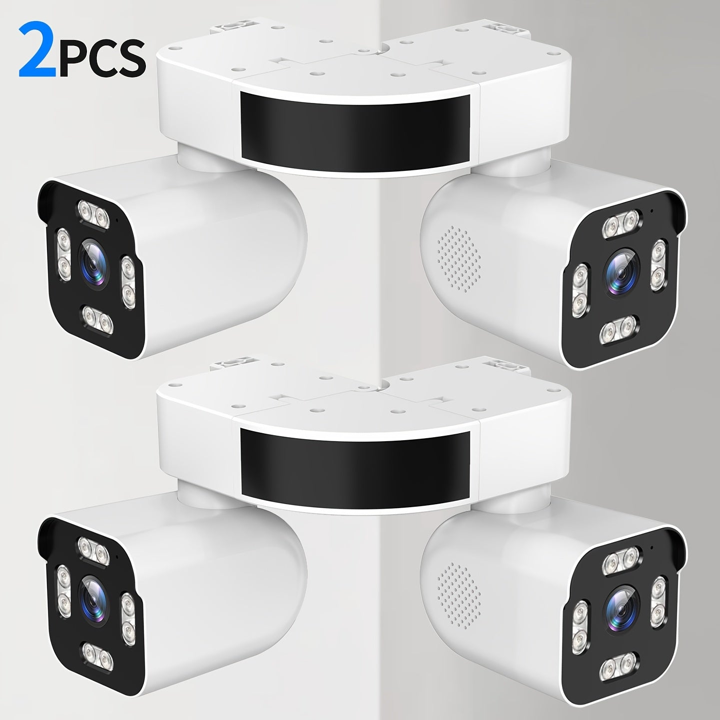 Dual Lens PTZ Security Camera Outdoor Wireless with 360° Pan-Tilt-Zoom, 5.0MP Motion Sensor, Two-Way Audio & Siren Alarm, Night Vision, WiFi Suitable for Home Security System, /Outdoor Surveillance Camera with App