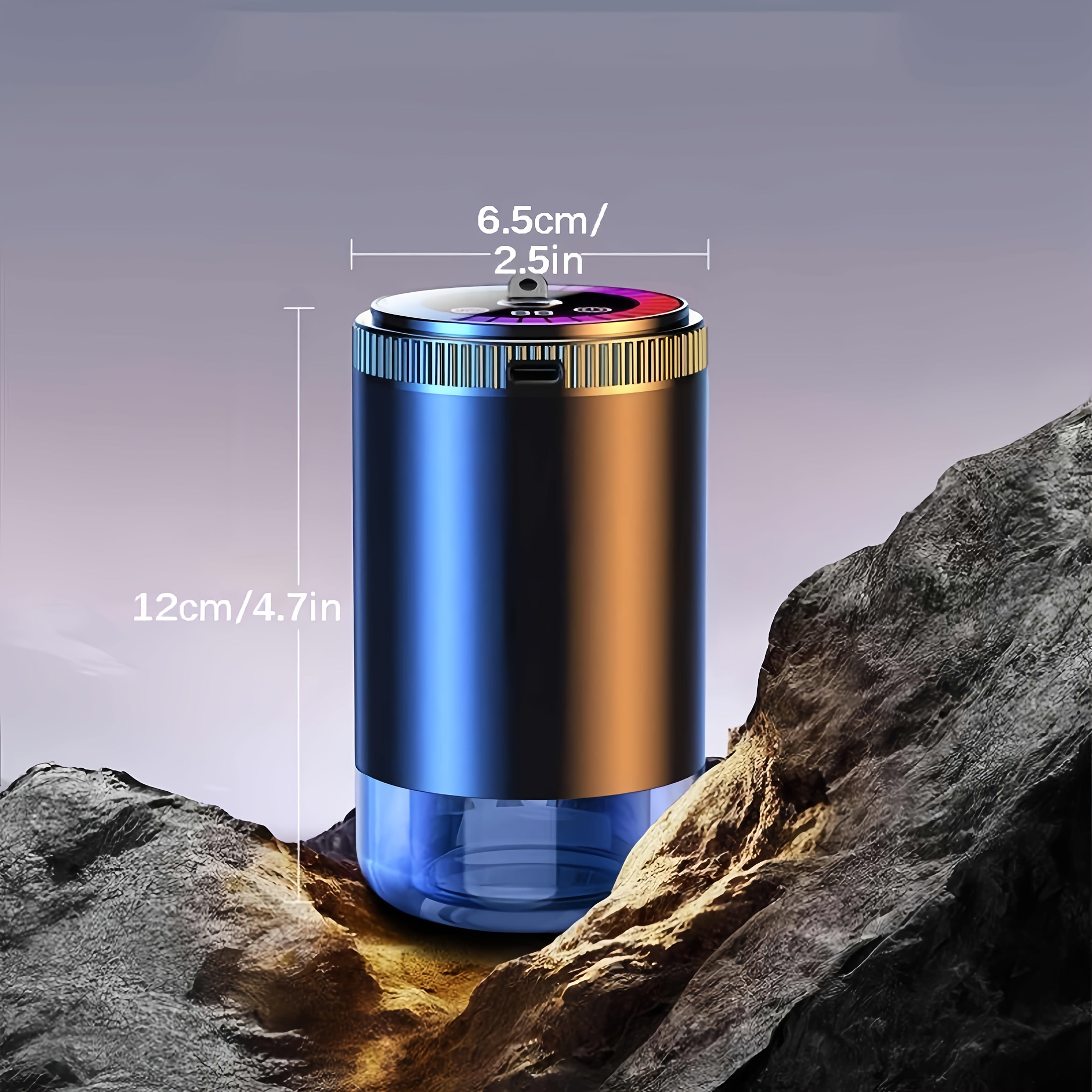 [Car Additions] Smart Car Aromatherapy Diffuser, Dynamic Light Show And Starry Sky Top Mode, Natural French Scented Essential Oil/Perfume, Adjustable Fragrance Concentration, Essential Oil Diffuser, Long-Lasting Freshness, Cologne Scent
