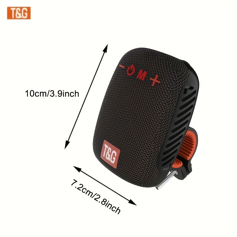 T&G 392 Outdoor Cycling Portable Speaker, a Compact Wireless Speaker for Cycling, Features IPX5 Waterproofing, And Functions As a Music Player with TWS Capabilities. It Supports FM, TF Cards, And USB Drives, Allowing Connection to Phones, Tablets