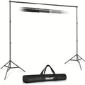 Adjustable 10X7 Ft Backdrop Stand for Photography, Complete with a Carrying Bag, Suitable for Events, Photo Sessions, Projector Displays, Weddings, Decorations, And Balloons