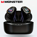 Monster Wireless Earbuds, Featuring True Wireless 5.3 Technology, Come with a Type-C Charging Case, Touch Controls, And Dual Noise-Cancelling Microphones. They Offer High-Fidelity Sound Quality And Are Lightweight And Comfortable