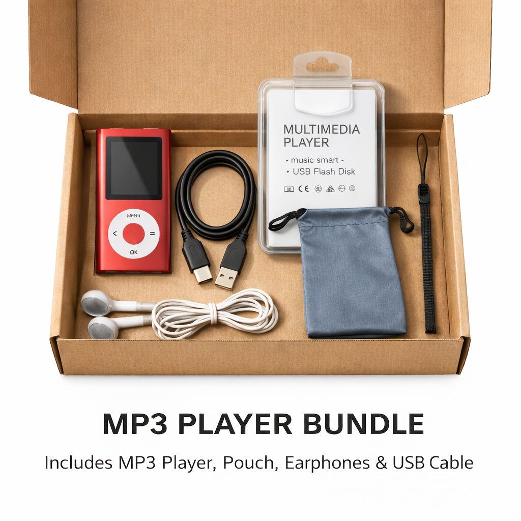 Portable MP3 MP4 Player 64GB Expandable, Voice Recorder, E-Book Reader, Photo Viewer And Video Play