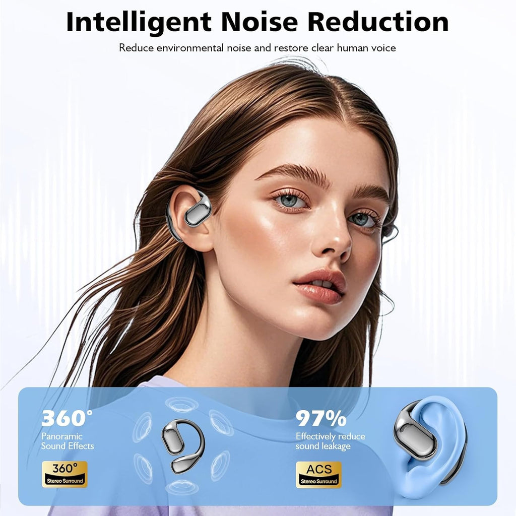 [AI Translation Earphones] 3-In-1 AI Translation Earphones | Real-Time Translation for 156 Languages, Bone Conduction Wireless Headphones - Ideal for Travel, Business, And Learning