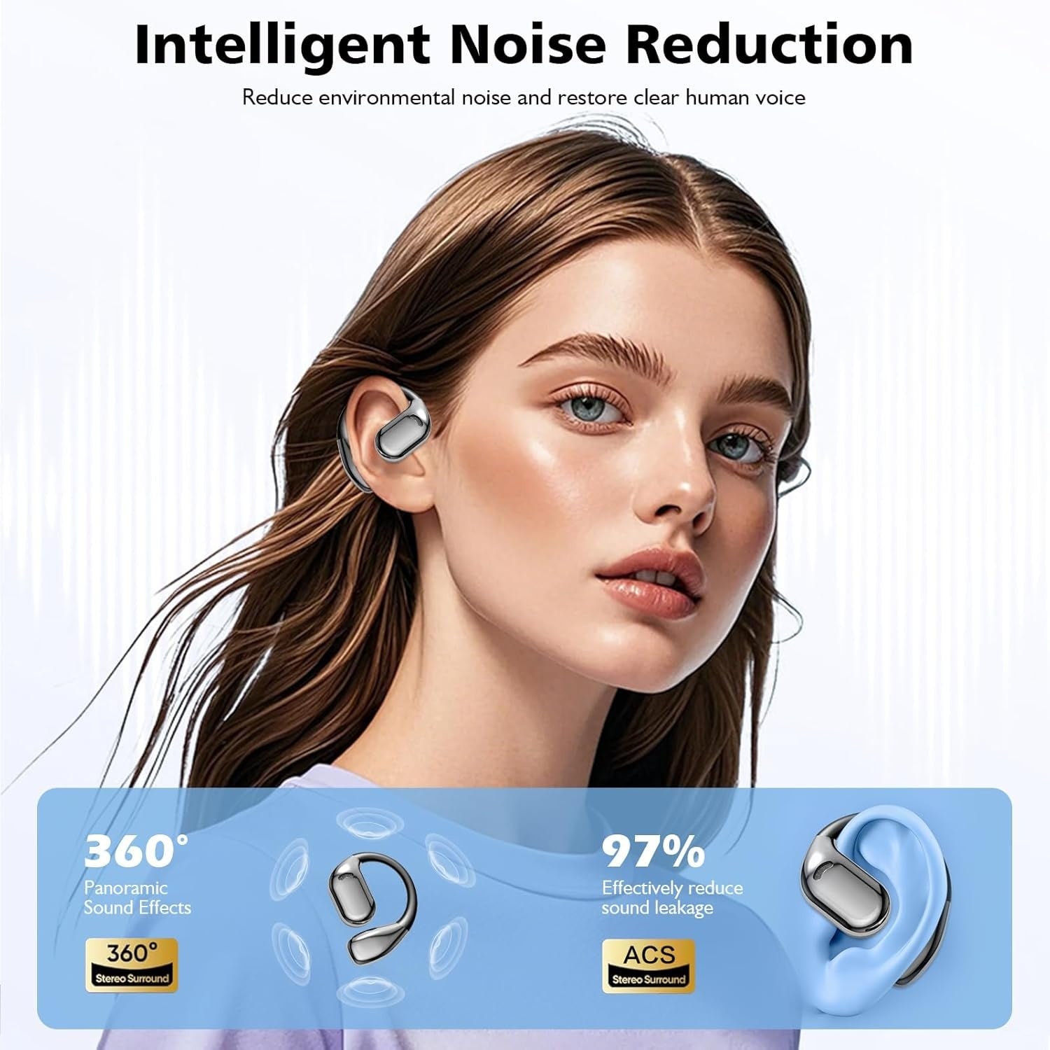 [AI Translation Earphones] 3-In-1 AI Translation Earphones | Real-Time Translation for 156 Languages, Bone Conduction Wireless Headphones - Ideal for Travel, Business, And Learning