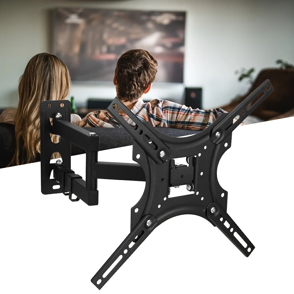 LOVFEN Full Motion Articulating TV Wall Mount, with Swivel And Tilt, for 22" to 55" TVs And Flat Panels Up to 80 Lbs, VESA Compatible, Black