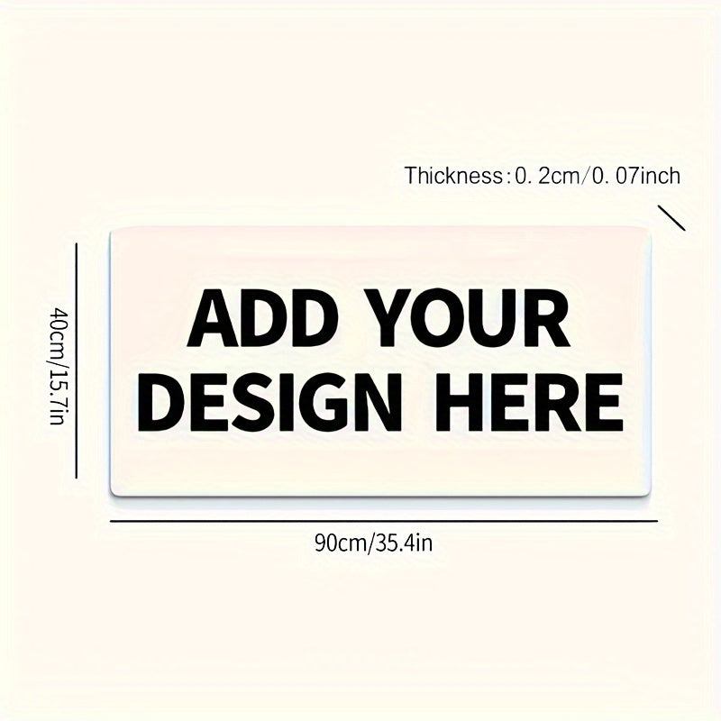 Personalized Large Mouse Pad And Desk Mat with Custom Photo/Text - Features a Non-Slip Base, Perfect for Office, Gaming, Or Home Use - Customize with Your Own Images Or Text - a Great Gift for Professionals And Gamers