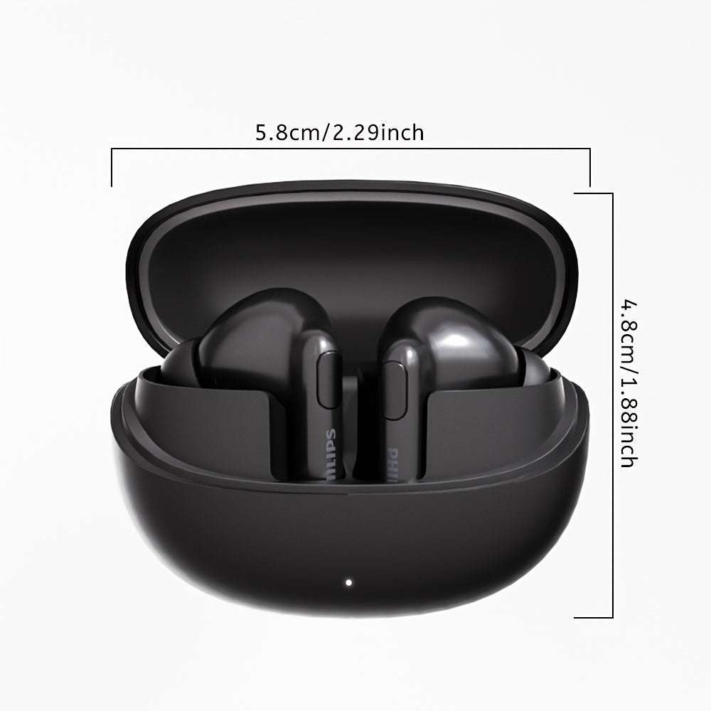 2026 New Philips Wireless Headphones | Wireless Dual Stereo In-Ear Type, Newly Upgraded V6.0, Long Standby Time, Noise Reduction, Comfortable to Wear | Type-C Charging, Suitable for Birthday, Independence Day, And Holiday Gifts