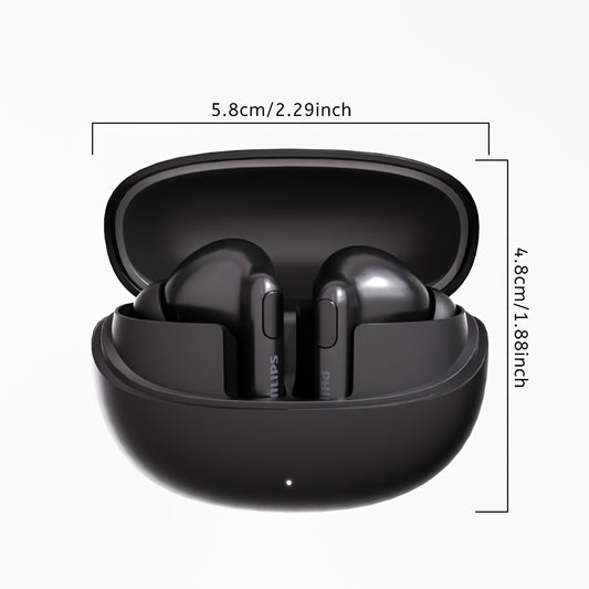 2026 New Philips Wireless Headphones | Wireless Dual Stereo In-Ear Type, Newly Upgraded V6.0, Long Standby Time, Noise Reduction, Comfortable to Wear | Type-C Charging, Suitable for Birthday, Independence Day, And Holiday Gifts