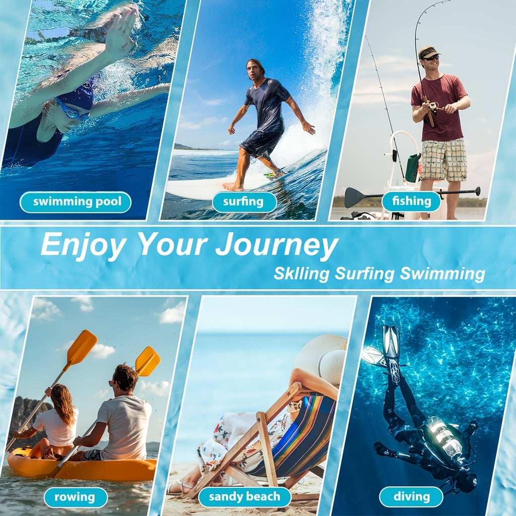 [2pcs Floating Phone Bag] Rynapac 2pcs Floating Phone Bag for IPhone16 15 14 13 12 11 Pro Max Phone Dry Bag for All Mobile Phones, Beach Water Park Universal Floating Bag