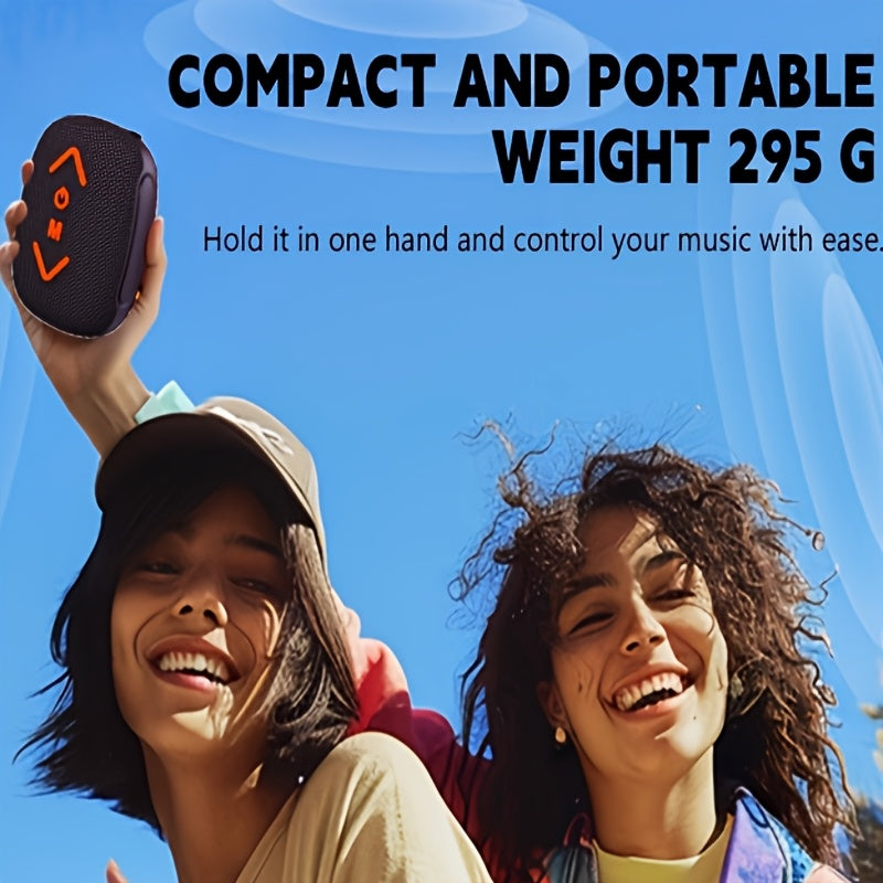 Outdoor Wireless Bike Speaker. 7W Stereo with Deep Bass to Crank up Your Journey, 1200mAh for 10 Hours, IPX-5 to Shrug Off Rain/sweat. Supports BT/TF/TWS & Hands-free Calls – Built for Motorcycles, Travel Bikes, and Every Mile in Between