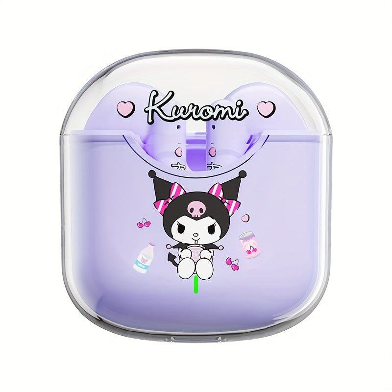 [Authorized] Wireless Headphones, Kuromi Pompompurin My Melody Melody, 5 Different Styles Available, Cute Design Gaming Earbuds Unique Style, Convenient for Smart Calls, Suitable for Daily Exercise And Outings, Learning Holiday Gifts