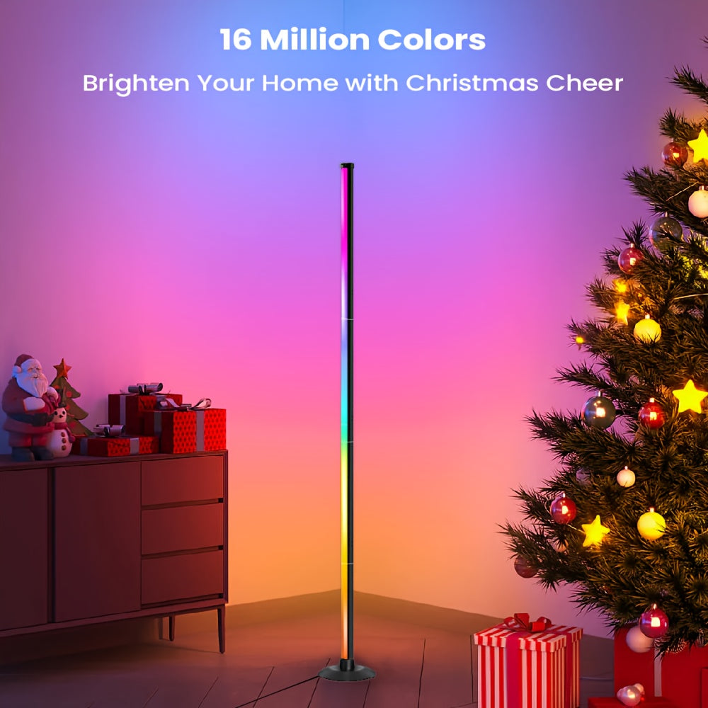 Smart LED Floor Lamp, Mood Lighting, Modern Minimalist Style, Backlight, APP/Remote, Dual Control | Home and Office Lighting, Bedside Decorative Lamp, Gaming and Study Decoration, Holiday and Birthday Gift, Halloween and Christmas Decoration